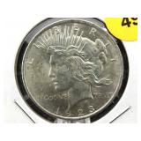 Silver peace dollar high grade
