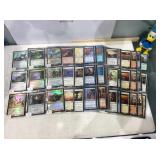 Magic the gathering cards in sheets