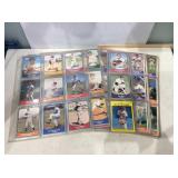 Baseball cards in sheets