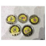 Sponge bob token set