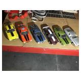 Assorted die cast metal Muscle Cars