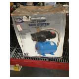 Jet pump tank system in box