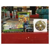 Xbox 360 and assorted games