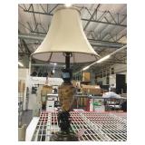 Metal Table lamp 27in tall