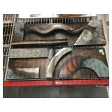 Metal Wall Decor 32in wide