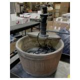 Fountain w/pump, approx 23x14 inches