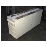 Long Metal toolbox w/drawers, approx 4 ft long