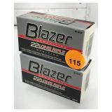 100 rounds Blazer 22LR Ammo - 40gr