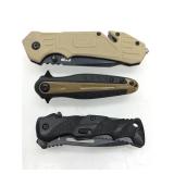 3 New Smith & Wesson Pocket Knives