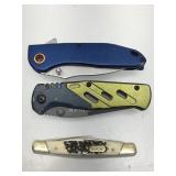 Pr Buck Pocket Knives and other