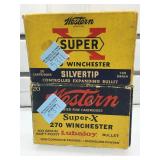 10 Rounds 270 Win Ammo and some brass