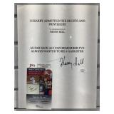 JSA Certified Henry Hill Gangster Autograph