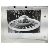 Rare Orig. Photo and Info Prototype Flying Saucer