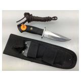 Frost Surgical Steel Divers Knife with sheath and