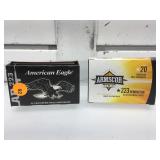 NIB 40 Rounds 223 Rem Ammo - Armscor 55gr FMJ and