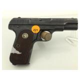 Colt Pistol - mod Automatic  - 32 Colt cal -