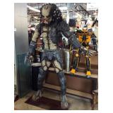 Custom made Life size 7 ft Predator statue fiber