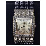 Costume gemstone watch in box