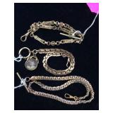 Antique Gold filled watch fobs 75-100+ years old