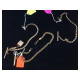 Antique Gold filled watch fobs 75-100+ years old