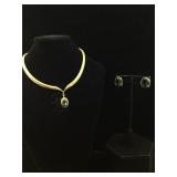 Christain Dior Jewelry nechlace and earring set
