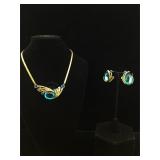Trifari Designer jewelry Necklace and earring set
