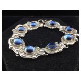 Sterling Bracelet with gemstones