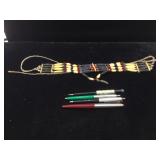 4-Parker fountain pens and indain choker