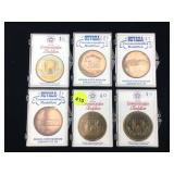 Commerative medallion coin collection