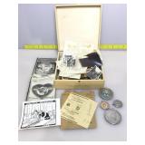 Photos , negatives 1940s India and more in wooden