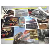 11x14 photos of vintage cars, trains and pillars.