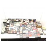 Collection of cassette tapes.
