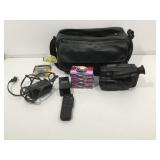 Sony Video Camera Recorder in carry case.