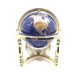 Kalifano globe with compass in stand.