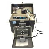 Vintage Polaroid camera in Case.