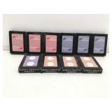 Casino used decks of playing cards.