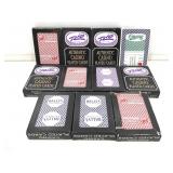 Casino used decks of playing cards.