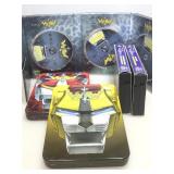 Voltron VHS and DVDs. Yellow and Red Lion