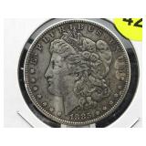 Silver Morgan Dollar in holder