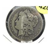 Silver Morgan Dollar in holder
