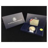 Silver US Capitol Bicentennial Coin in box