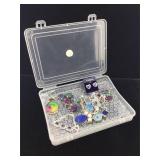 Costume jewelry with colored gemstones large lot