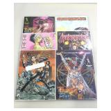 Adult. Comic books in sleeves.