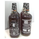 Collectible vintage Crazy horse bottles. Dakota