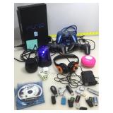 PS2 gaming system and more. Powers on.