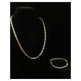 Sterling 925 necklace and bracelet