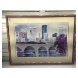 Roman 87 city scape water color art. 268/900