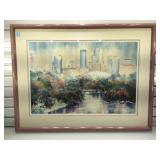 Signed print. Roman 92. 143/900. Framed to