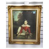 Print of Lord Seaham as a boy. Sir Thomas