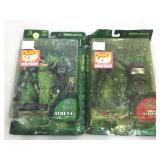 Athena and Iron Maiden Quake Action figures. NIB.